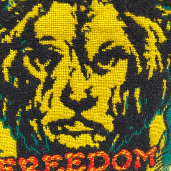 Vintage Authentic merch vintage Bob Marley woven jacquard neck scarf - Picture 3 of 4